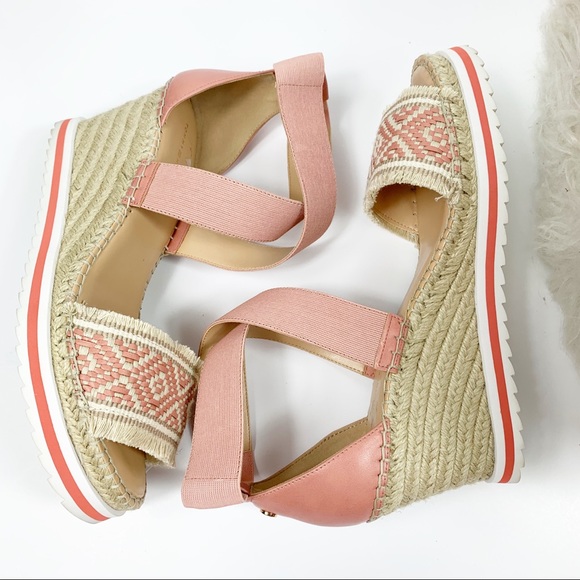 Tommy Hilfiger Shoes - NWT Tommy Hilfiger | Yemina Pink Espadrille Wedges